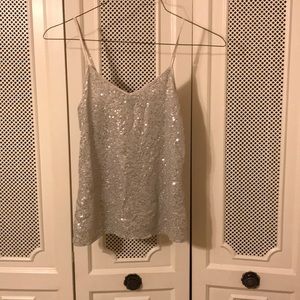 Sequin tank top